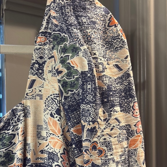 Floral Print Long Sleeve Dress - Picture 7 of 8